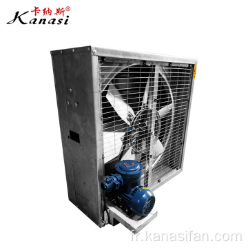Ventilateurs axiaux de ventilation de volaille à grand débit d&#39;air en acier inoxydable